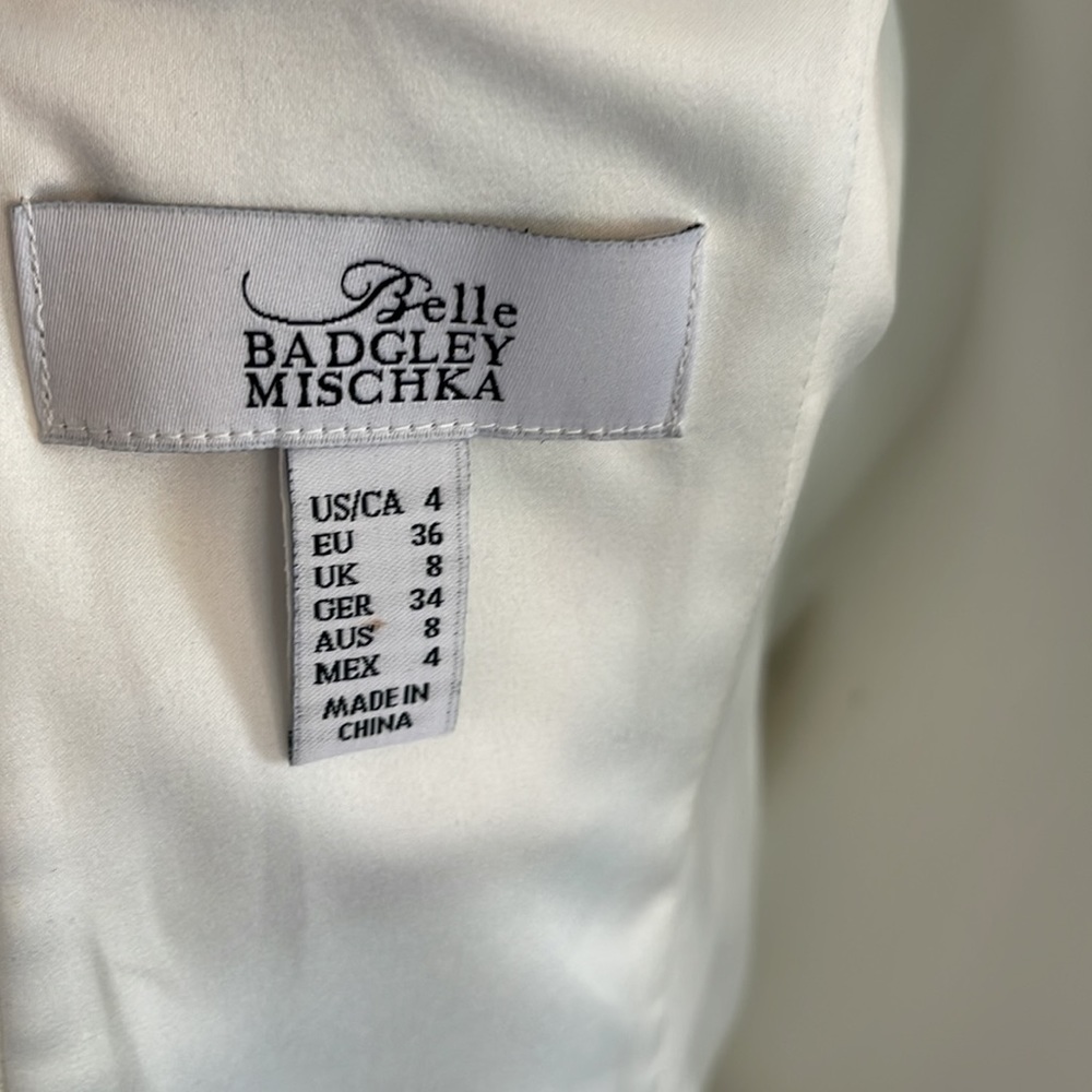 Badgely Mischka Belle Tank Top Size 4 - Picture 14 of 16